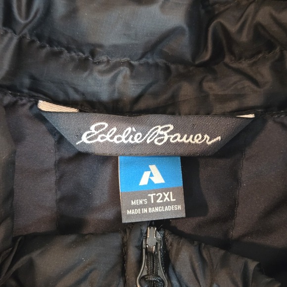 Eddie Bauer First Ascent Vest Men's 2XLT Black EB800 Pertex Quantum Down Puffer - Picture 4 of 12